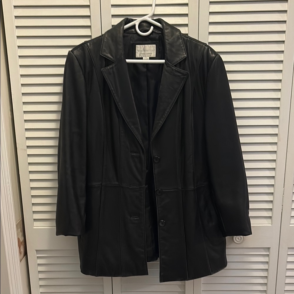 Women's Black Leather Jacket